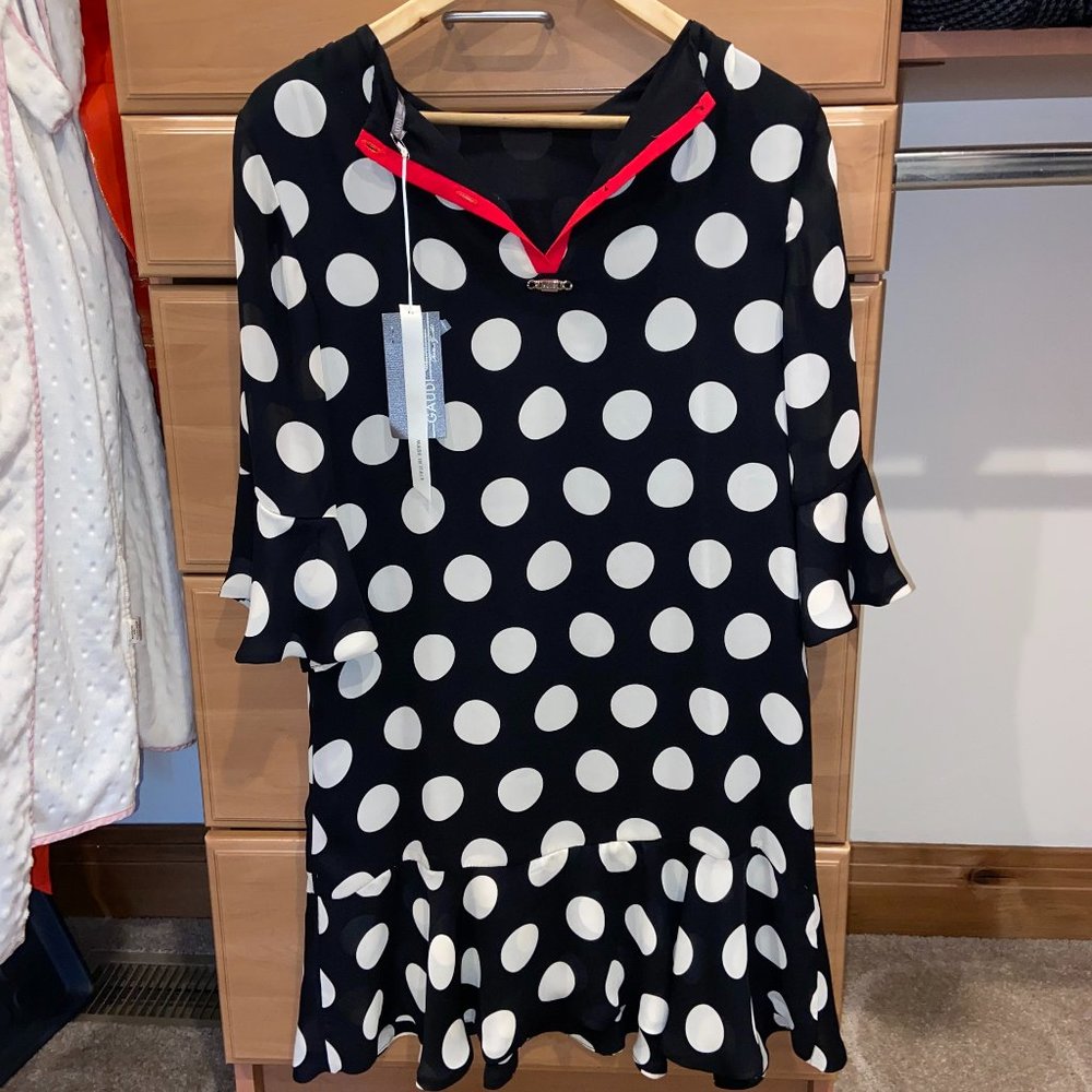 Gaudí Polka Dot Dress Small NWT